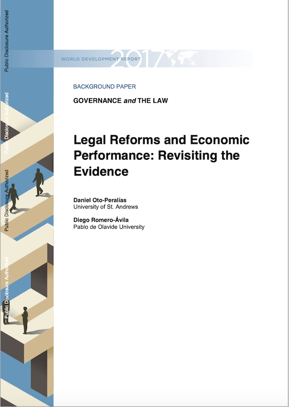 Legal Reforms And Economic Performance: Revisiting The Evidence